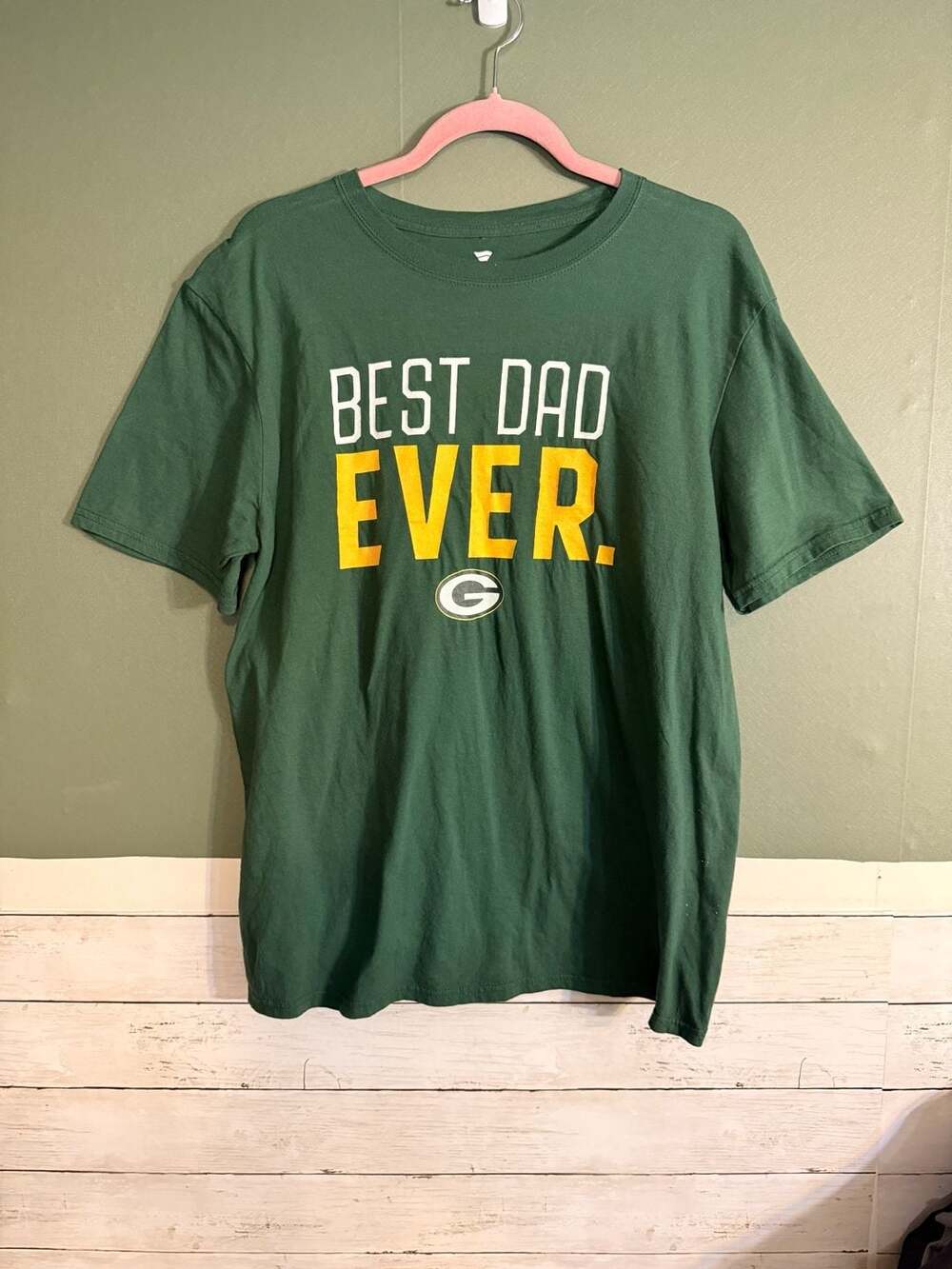 Fanatics Green Bay Packers Best Dad Ever Fathers Day T-Shirt NFL